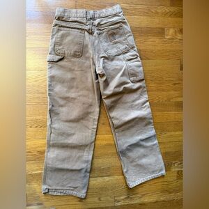Carhartt Boys size 14 Cargo Work Pants - Utility Pockets